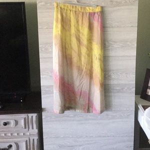 NWT Zara Maxi colorful skirt